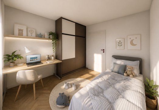 Roth Bau - Immobilien - 2 Mehrfamilienhäuser in Orsingen - 3D Visualisierung Innen 01