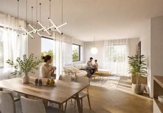 Roth Bau - Immobilien - 2 Mehrfamilienhäuser in Orsingen - 3D Visualisierung Innen 04