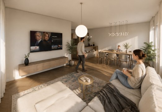 Roth Bau - Immobilien - 2 Mehrfamilienhäuser in Orsingen - 3D Visualisierung Innen 05