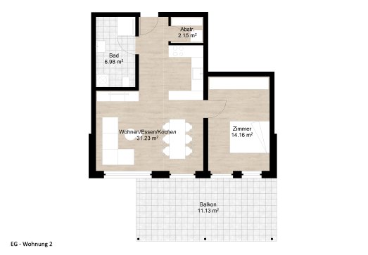 Roth Bau - Immobilien - 2 Mehrfamilienhäuser in Orsingen - WHG02