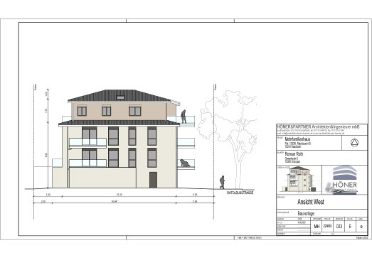 Roth Bau - Immobilien - Ratoldusstraße Radolfzell - Ansicht West